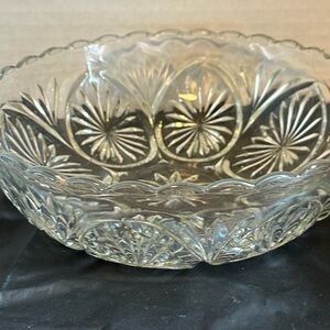 Vintage Star of David glass bowl